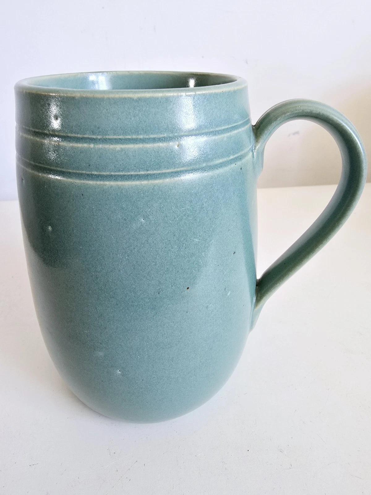 Solid green glaze pint tankard (N3 code example)