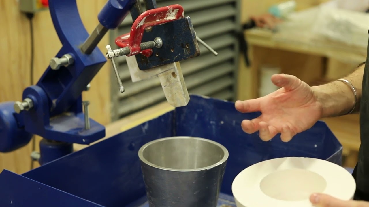 Jigger and jolly pottery demonstration